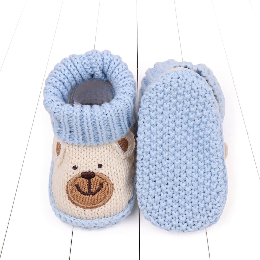 Baby Boy Girl Knitted Booties Soft Sole Warm Walking Shoes