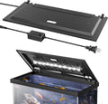 LED Aquarium Hood, White Lights, Fits 24" Framed Aquariums, Black