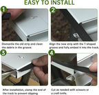Storm Door Botton Sweep Weatherstrip Replacement for Andersen 2pcs