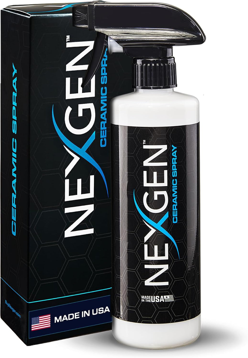 Ceramic Spray Silicon Dioxide, Easy to Apply Ceramic Coating Spray for Cars, 16 oz | Professional-Grade Protective