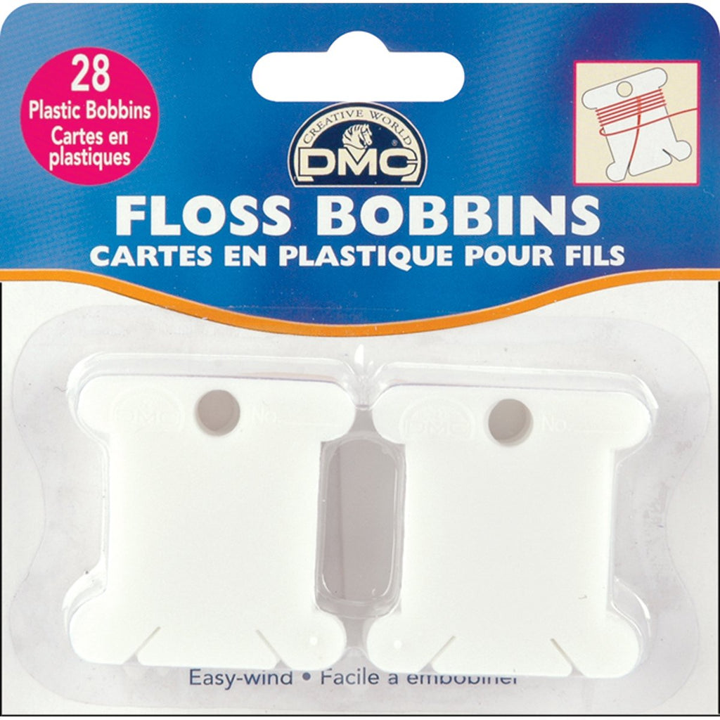6102 Plastic Floss Bobbins, 28-Pack
