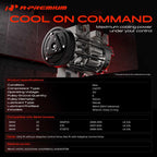 A-Premium AC Compressor with Clutch Compatible with BMW X5 X3 X6