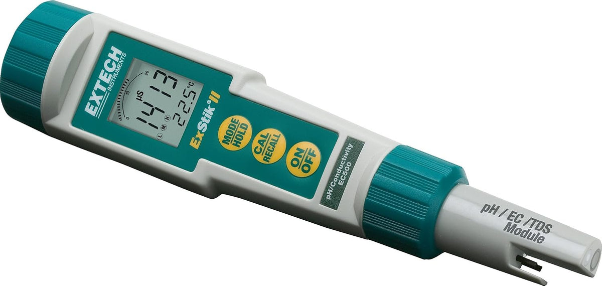 Extech EC500 Waterproof ExStik II pH and Conductivity Meter