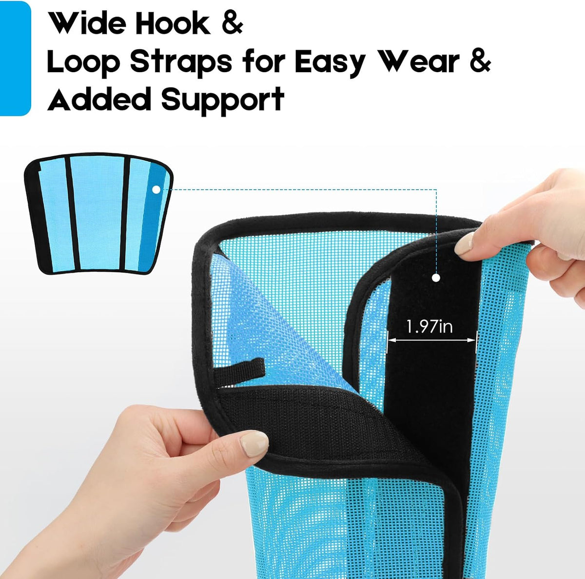 Fly Boots for Horses Set of 4 – Innovative Curved-Edge Design, Anti-Sag Stays, Breathable Mesh Leg Protection