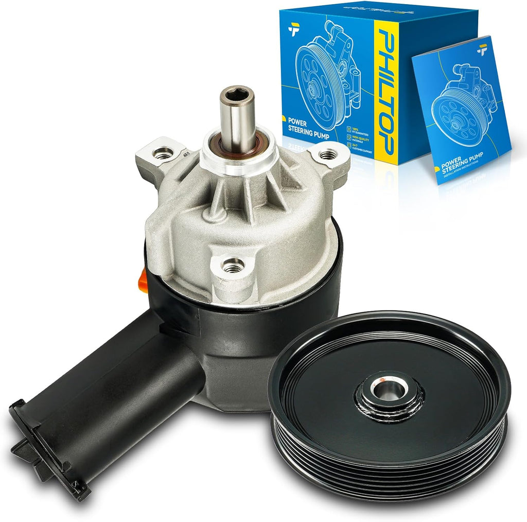 PHILTOP 207271 Power Steering Pump with Pulley for 1998-2000 Ranger