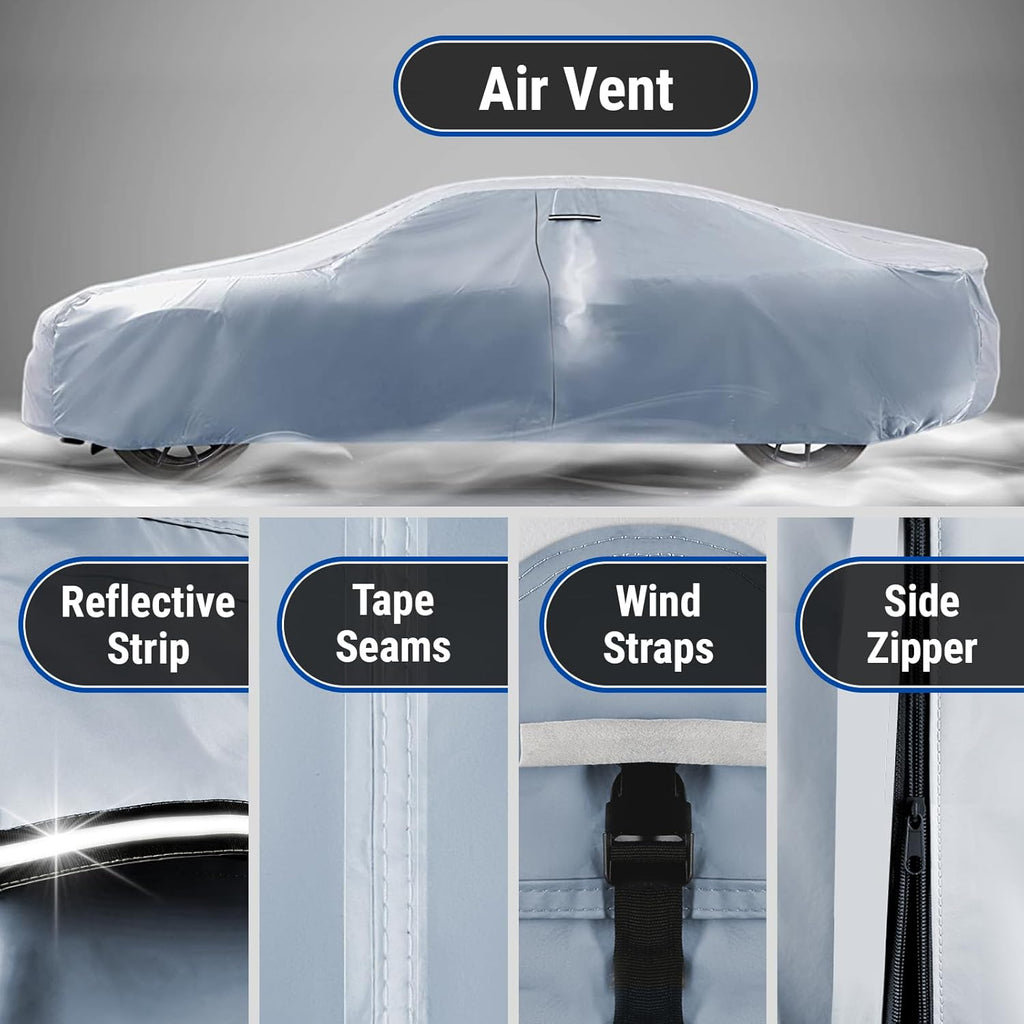 Premium Car Cover for 1996-2008 BMW Z3, Z4 Heavy Duty Waterproof All-Weather Automobiles Custom Fit Indoor Outdoor UV