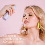 Hydrating Glow Sunscreen Mist SPF 50 Facial Spray, 75ml
