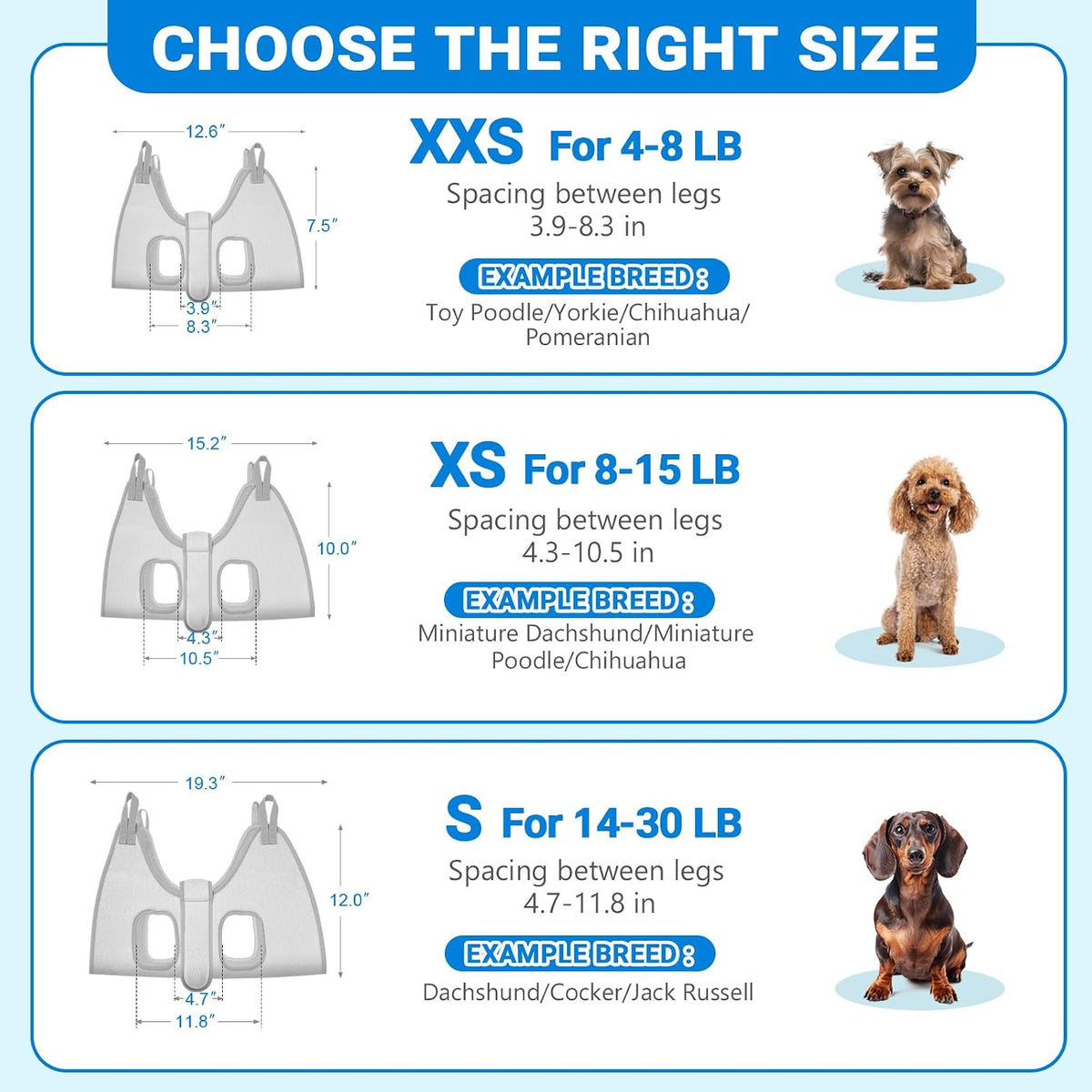 Dog Grooming Hammock for Small Dogs, Dog Hanging Harness for Nail Trimming Doorframe, Pet Holder Restraint for