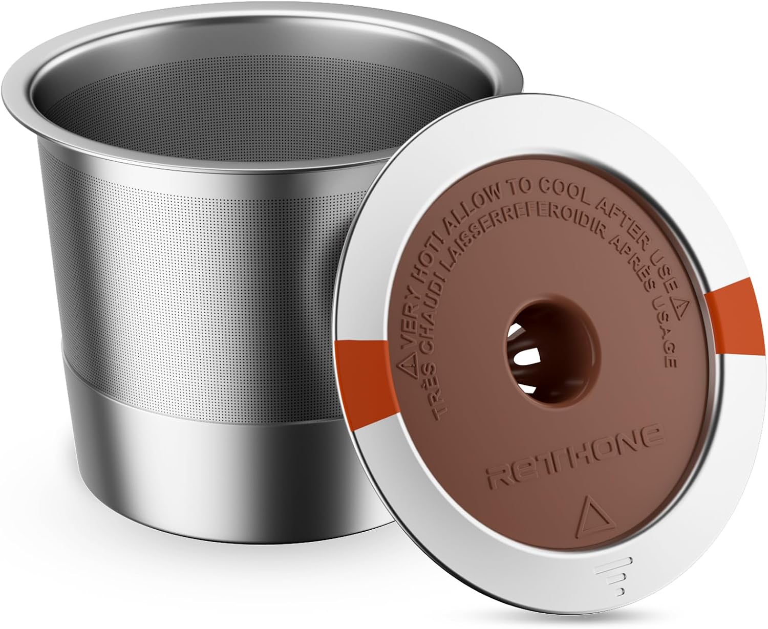 K Cup Reusable Coffee Pods, Stainless Steel Reusable K Cups Compatible with Keurig 1.0 & 2.0 Coffee Machines Brewers