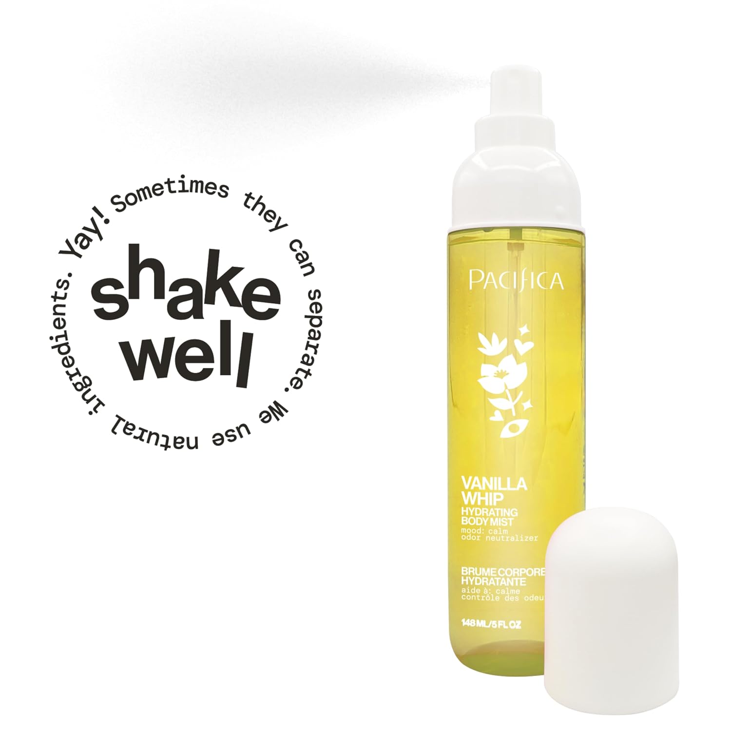Vanilla Whip Body Mist for Women; Sweet Gourmand Hair and Body Fragrance Spray | Warm Sugar Almond Scent, Odor
