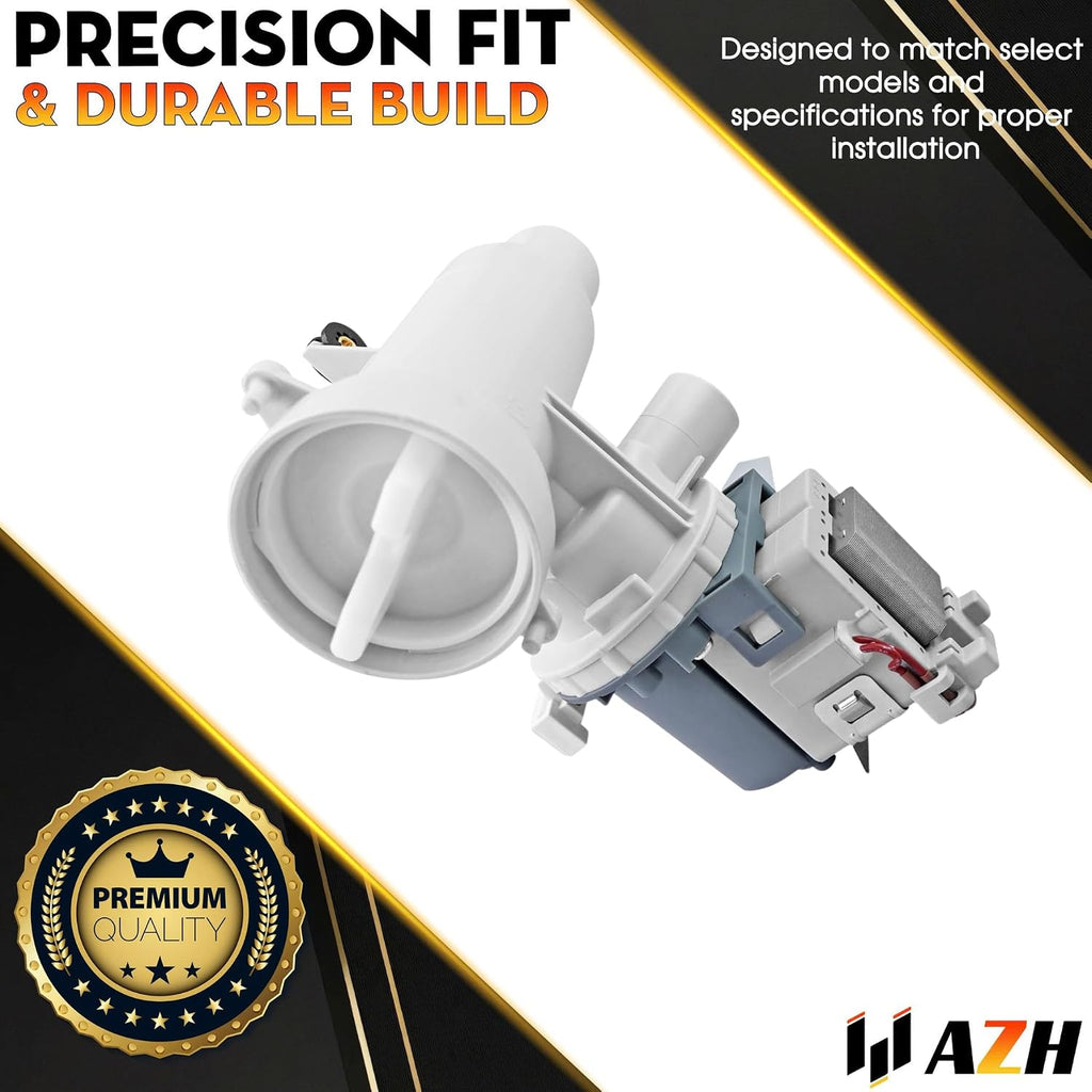 Motor and Drain Pump Replacement For GE GFW450SPM1DG GFW450SSM0WW GFWH1200D1WW GFWN1000L0WW GFWN1000L1WW GFWN1000L2WW GFWN1100D0WW GFWN1100D1WW GFWN1100L0WW GFWN1100L1WW GFWN1100L2WW Washing Machine
