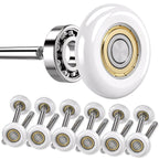 Tirpheety Nylon Garage Door Rollers 12 Pack 2-Inch Wheels 6200ZZ Bearings