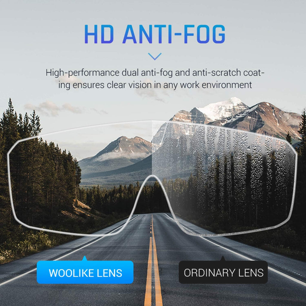 Safety Goggles Medical Goggles Fit Over Eyeglasses Anti-Fog Safety Glasses Clear Lab Goggles chemistry Protective