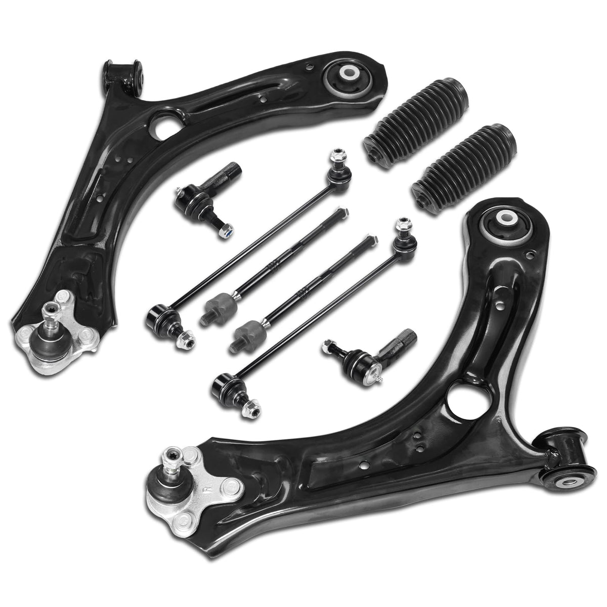 Frenzybro Front Lower Control Arm Kit w/Ball Joint 10Pcs CMS70180 CMS70181