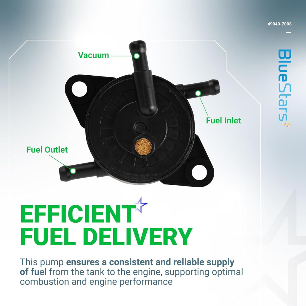 BlueStars 49040-7008 49040-0770 MIU12470 Fuel Pump - For Kawasaki