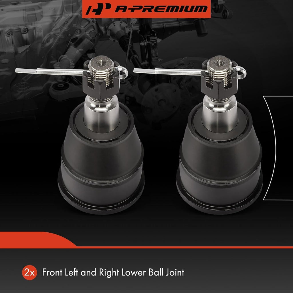 A-Premium Front Lower Ball Joint, Compatible with Honda