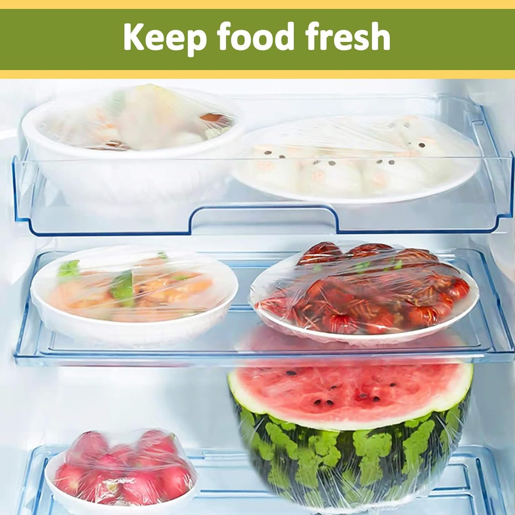 200 Bowl Covers for Bread Proofing - Medium Plastic Wrap for Food