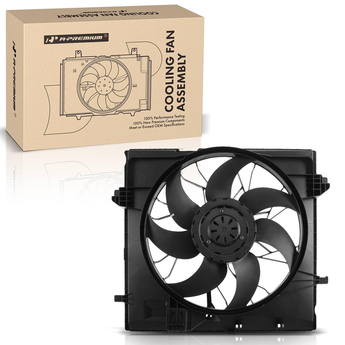 A-Premium Engine Radiator Cooling Fan Assembly