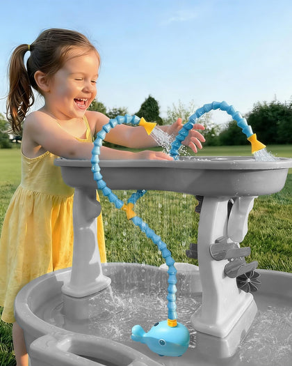 Rechargeable Water Table Pump with Huge Water Output,Water flow rate up to 8L/min (2.11 GPM),Kids Sand Water Play