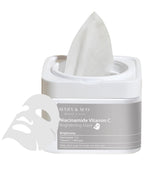 Niacinamide + Vitamin C Daily Sheet Mask, 30 Sheets Pull-Out