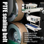 PTFE Teflon Tape Belts for FR-770 Continuous Band Sealer, 770x15x0.2mm
