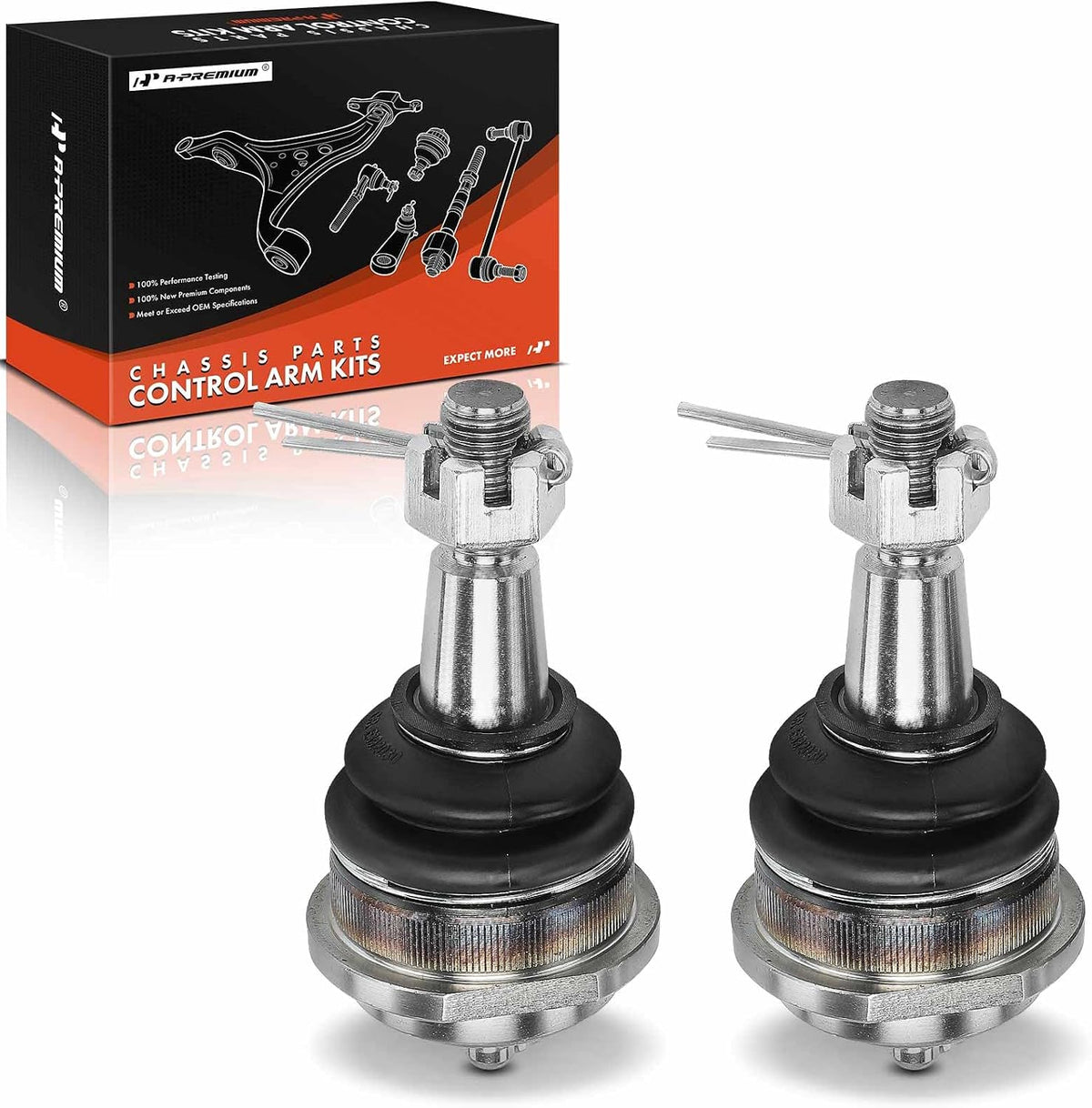 A-Premium Front Upper Ball Joint - Forge Steel, Compatible with Jeep
