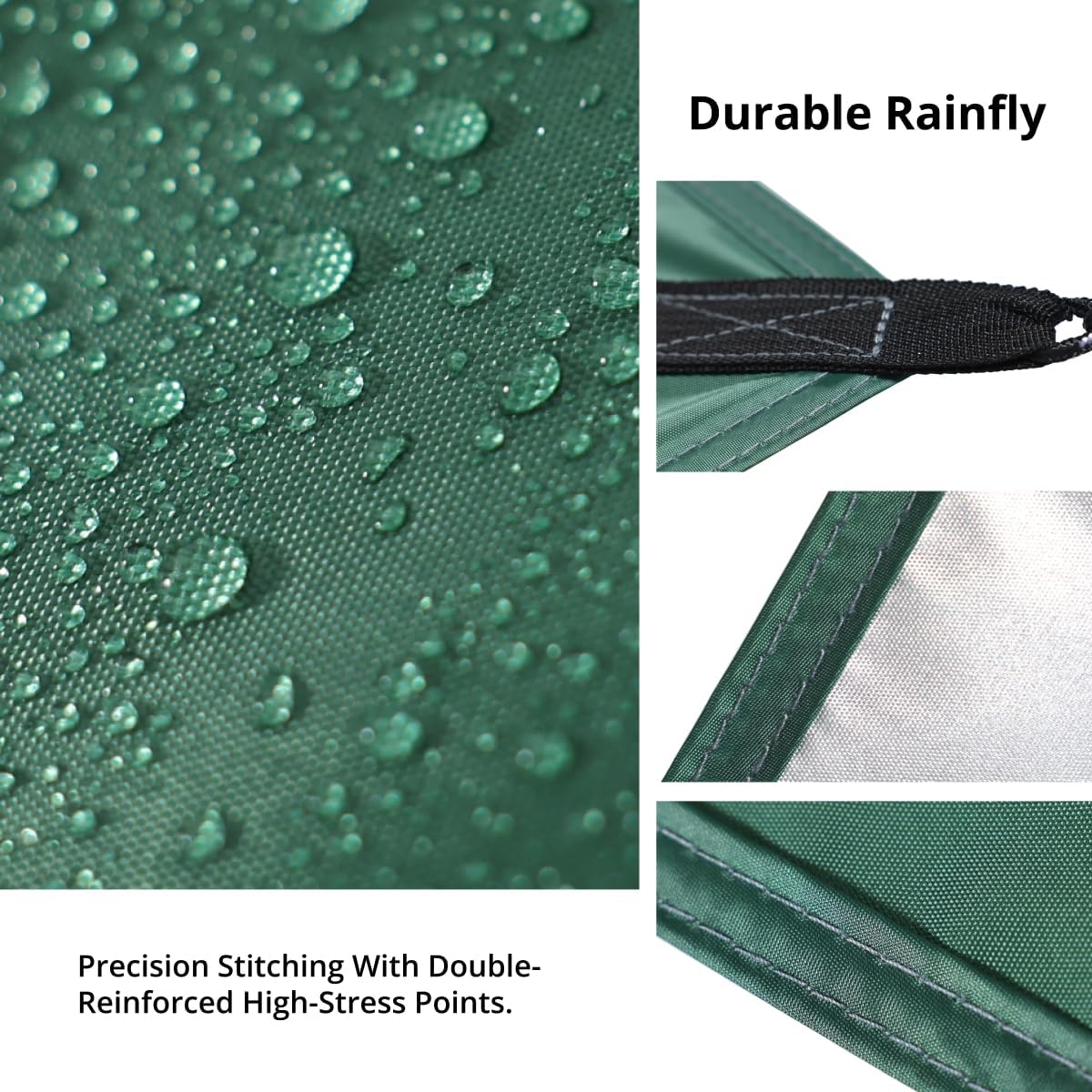 Camping Tarp,3000mm Waterproof & UPF 50+ Sun Protection Rain Fly Tarp - Lightweight Portable Camping Shelter with