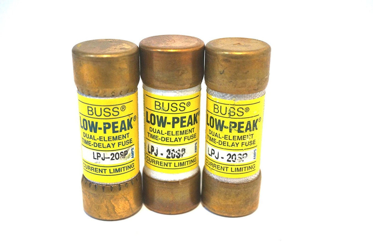 3 NEW BUSSMANN LPJ-20SP FUSES LPJ20SP