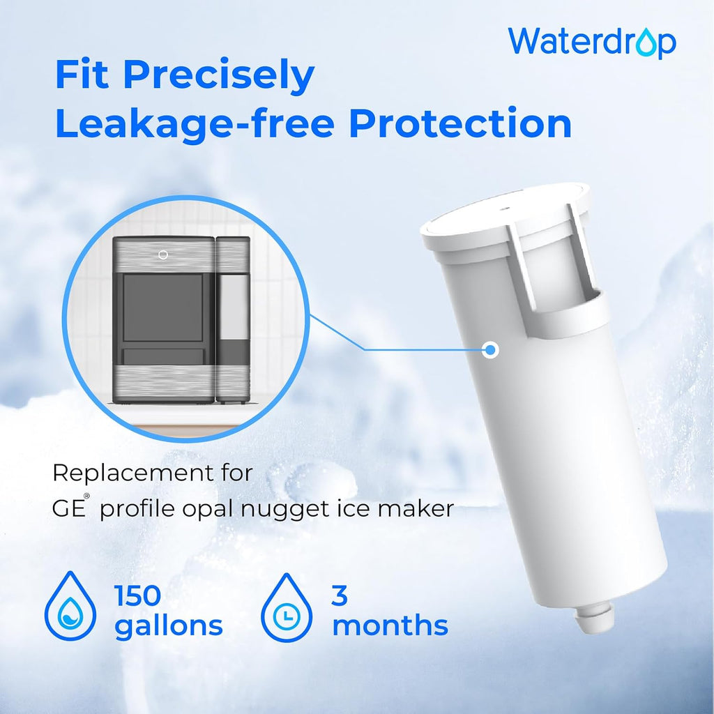C33 Ice Maker Filter, Compatible with GE Opal Ice Maker, 3 Pack | Replacement for GE Profile Opal Nugget Ice Maker