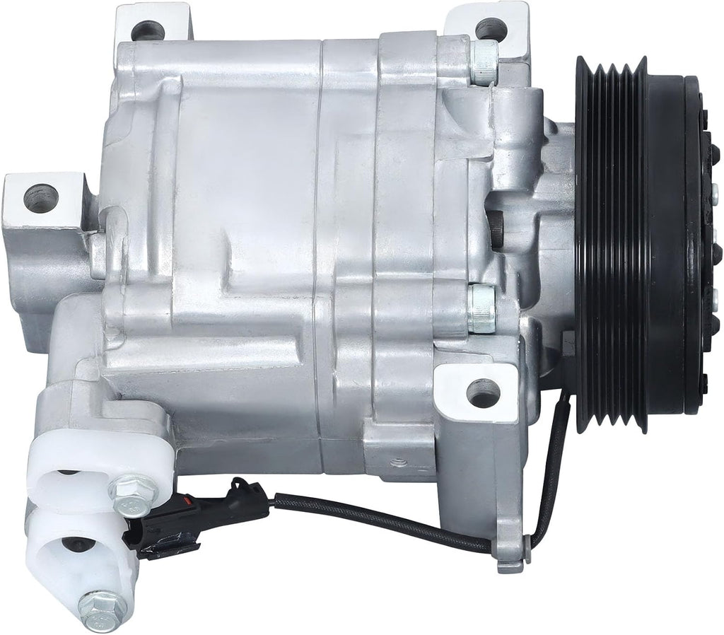 WFLNHB AC Compressor with Clutch 4 Grooves Replacement for Subaru Impreza 2.5L 2007-2014 Replacement for Subaru Forester 2.5L 2007-2013 CO 11227C 97485 73111-FG000