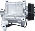 WFLNHB AC Compressor with Clutch 4 Grooves Replacement for Subaru Impreza 2.5L 2007-2014 Replacement for Subaru Forester 2.5L 2007-2013 CO 11227C 97485 73111-FG000