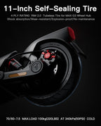 11 Inch Self-sealing Tire Compatible with Segway Ninebot MAX G3 (1PC)