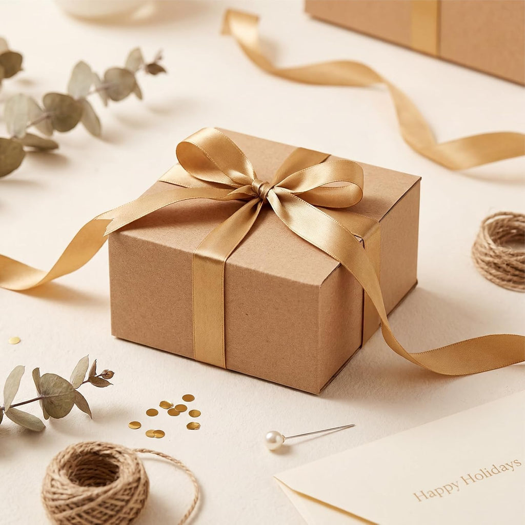 100 Packs 4x4x2 Shipping Boxes for Small Business