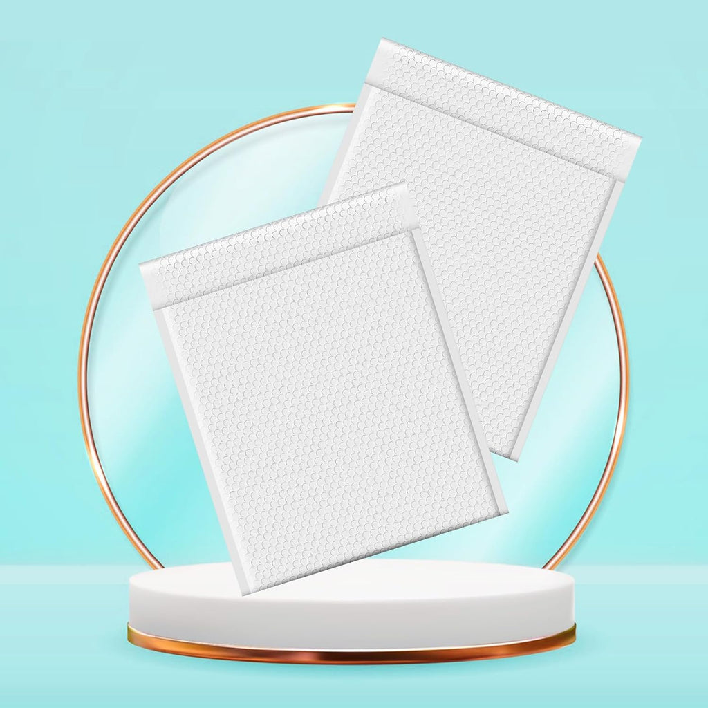 Bubble Mailers 12x15" White Padded Envelopes 25 Pack Self-Seal | Large Bubble Envlopes Strong Adhesion Padded Mailers