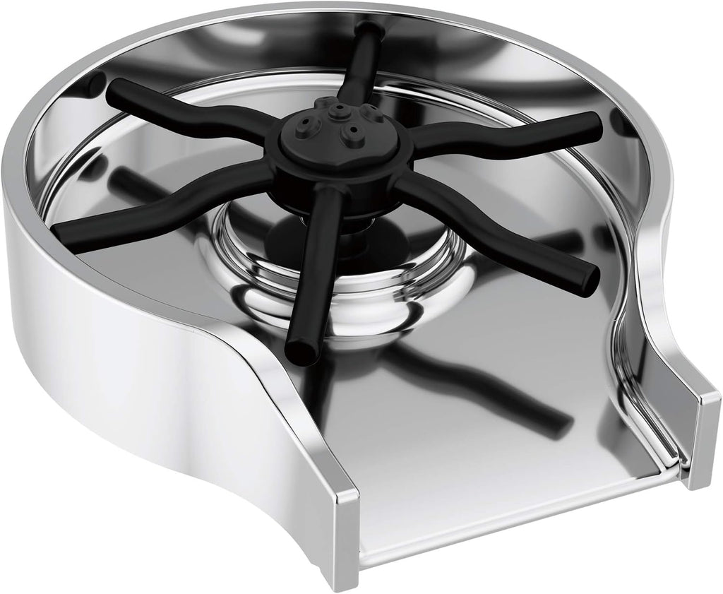Chrome Metal Glass Rinser for Kitchen Sink, Cup Washer for Sink, Bottle Washer, Chrome GR250