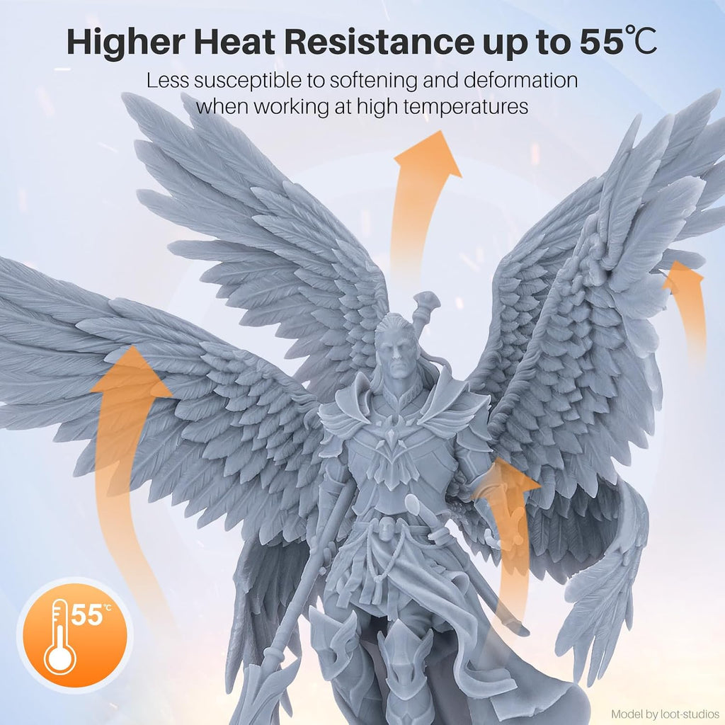 ELEGOO ABS-Like Resin 3.0 Plus, 3D Printer Resin with Low Viscosity and High Precision, 405nm Rapid UV-Curing