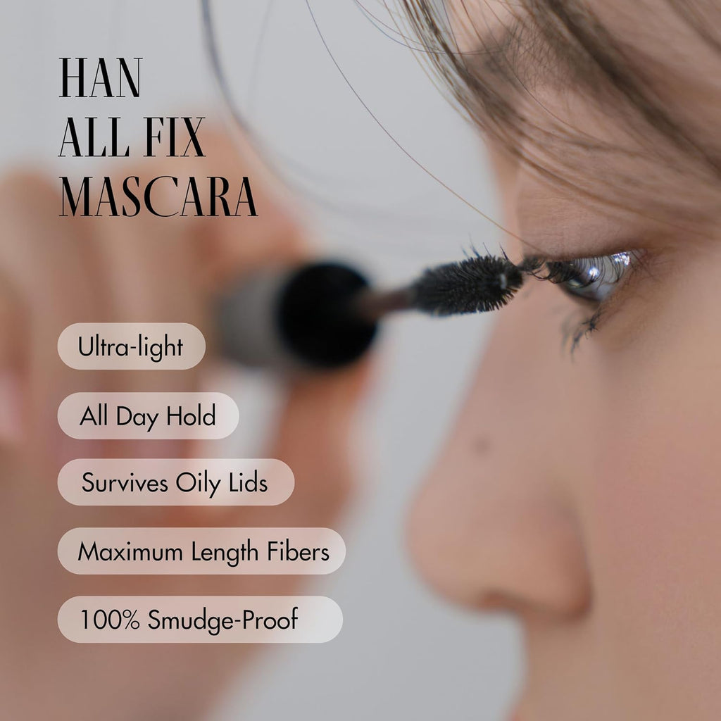 Han All Fix Mascara | Waterproof Curling Mascara | L03 Long Hazel