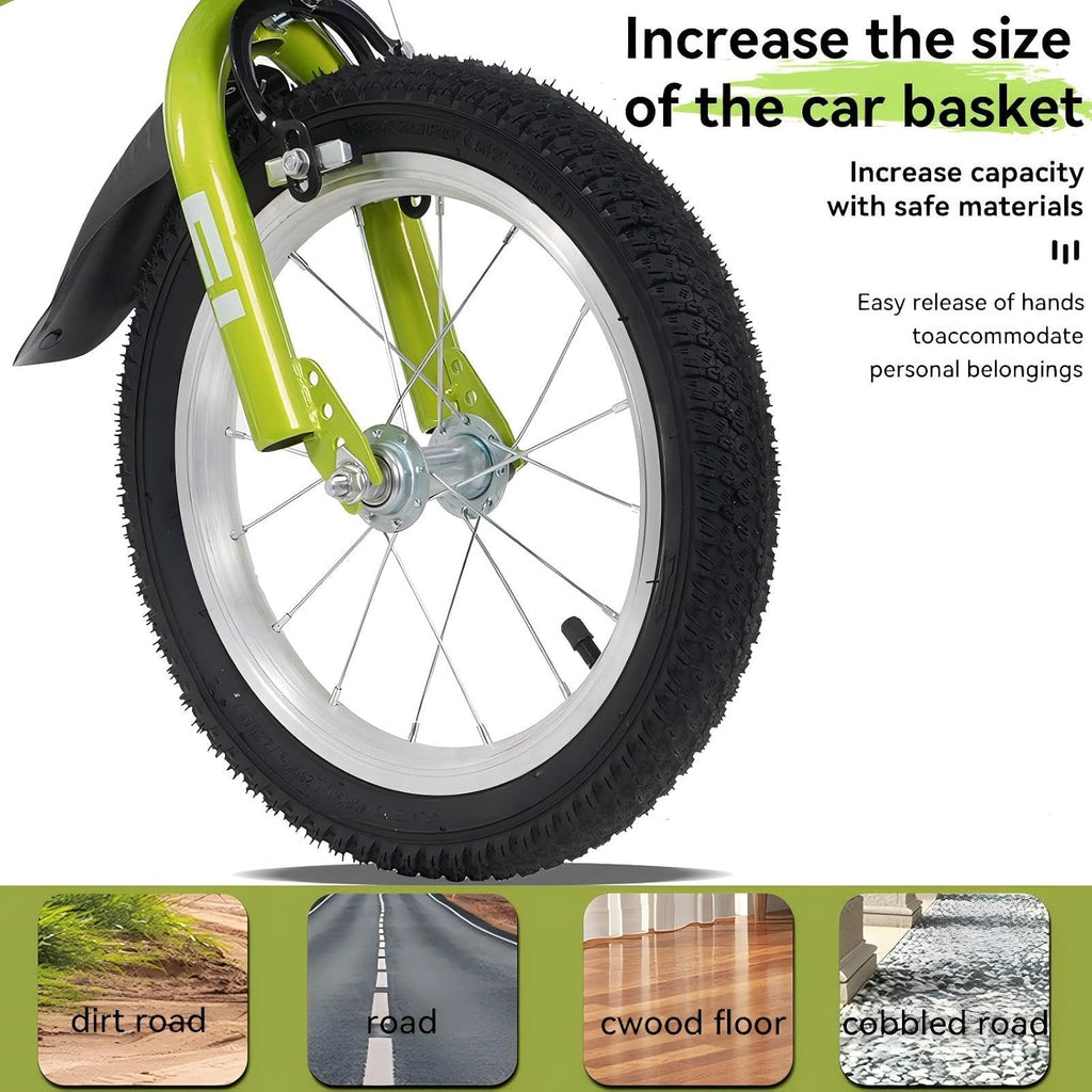 Kids Bike 16 Inch Kids' Bicycle for Toddler and Kids Ages 4-7 Years Old, BMX Style Boys Girls Bike with Training