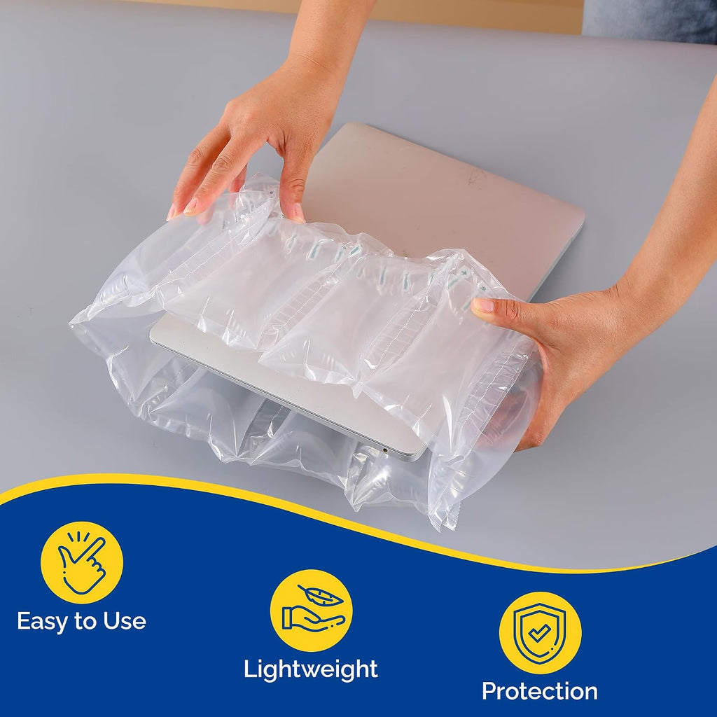 4x8 Inflatable Air Pillows for Shipping, Pump Included, 400 Count