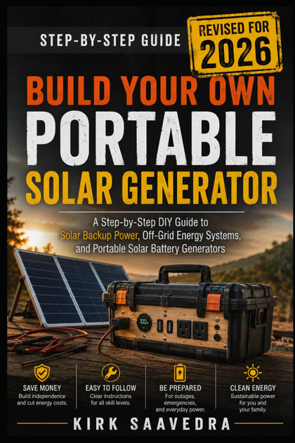 Build Your Own Portable Solar Generator: A Step-by-Step DIY Guide to Solar Backup Power, Off-Grid Energy Systems, and