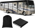 Camper Cover Waterproof 300D Durable Oxford Travel Trailer Cover Wind, Rain and Snow Proof rv Cover Snow Class C Rv