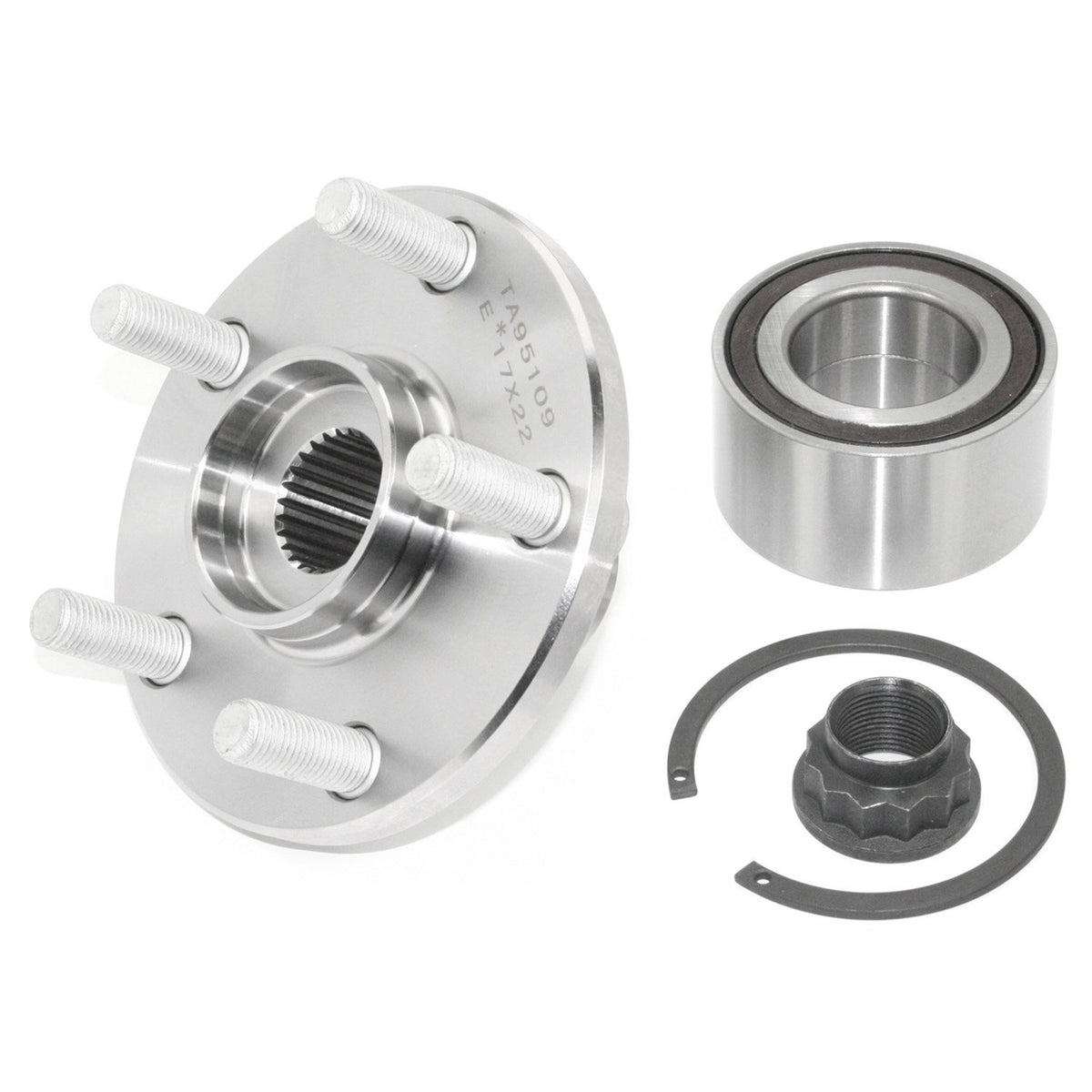 DuraGo 29596084 Front Wheel Hub Kit, 1 Pack