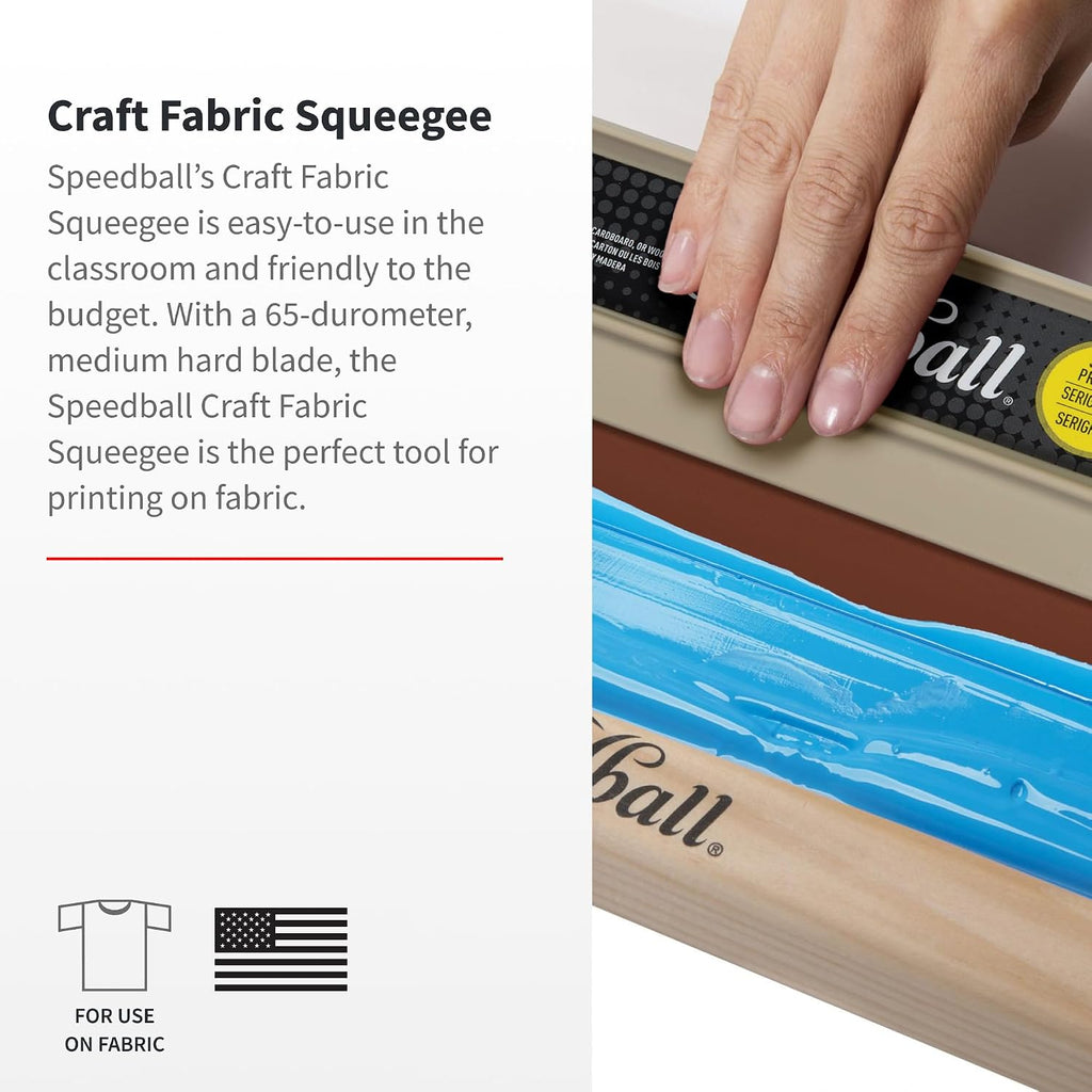 Craft Fabric Squeegee, 9-Inch for Silk Screen Printing
