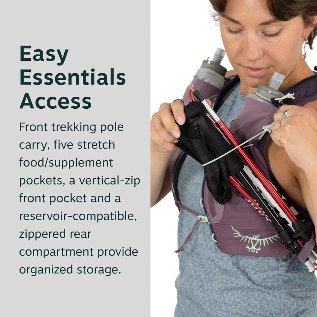 Dyna 1.5L Women's Running Hydration Vest with Hydraulics Soft Flasks