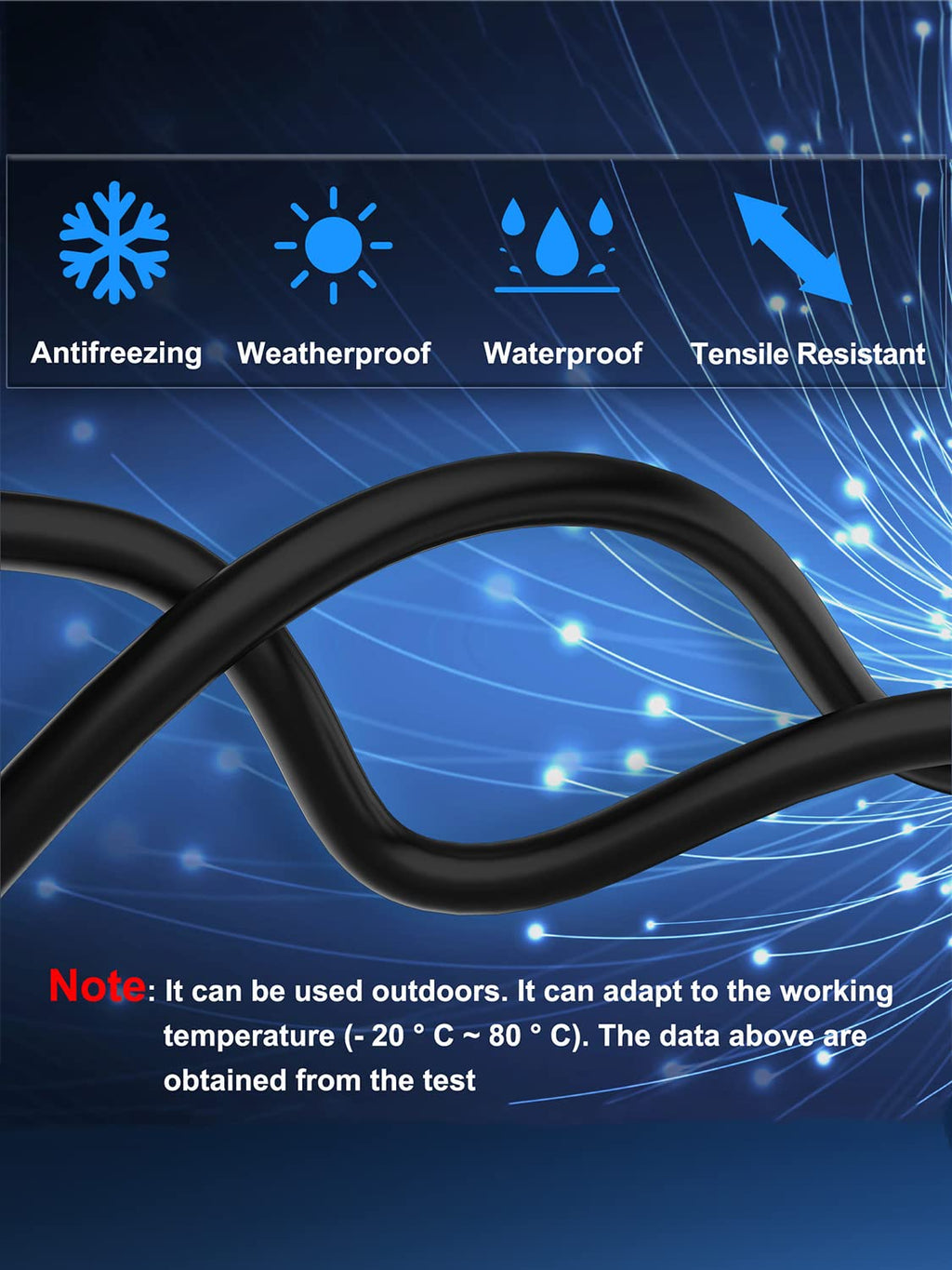 Cat 8 Ethernet Cable 50FT, 40Gbps 2000MHz High-Speed Network Cable | 3FT 6FT 10FT 15FT 20FT 25FT 30FT 75FT 100FT