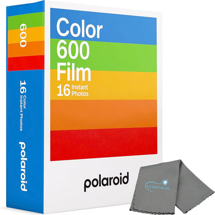 Originals Color Instant Film for 600 and i-Type Cameras Bundle with a Cleaning Cloth