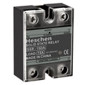 Heschen Single Phase DC/AC Solid State Relay, SSR-15DA, Input 4-32VDC, Output 24-480VAC, 15A 50-60Hz