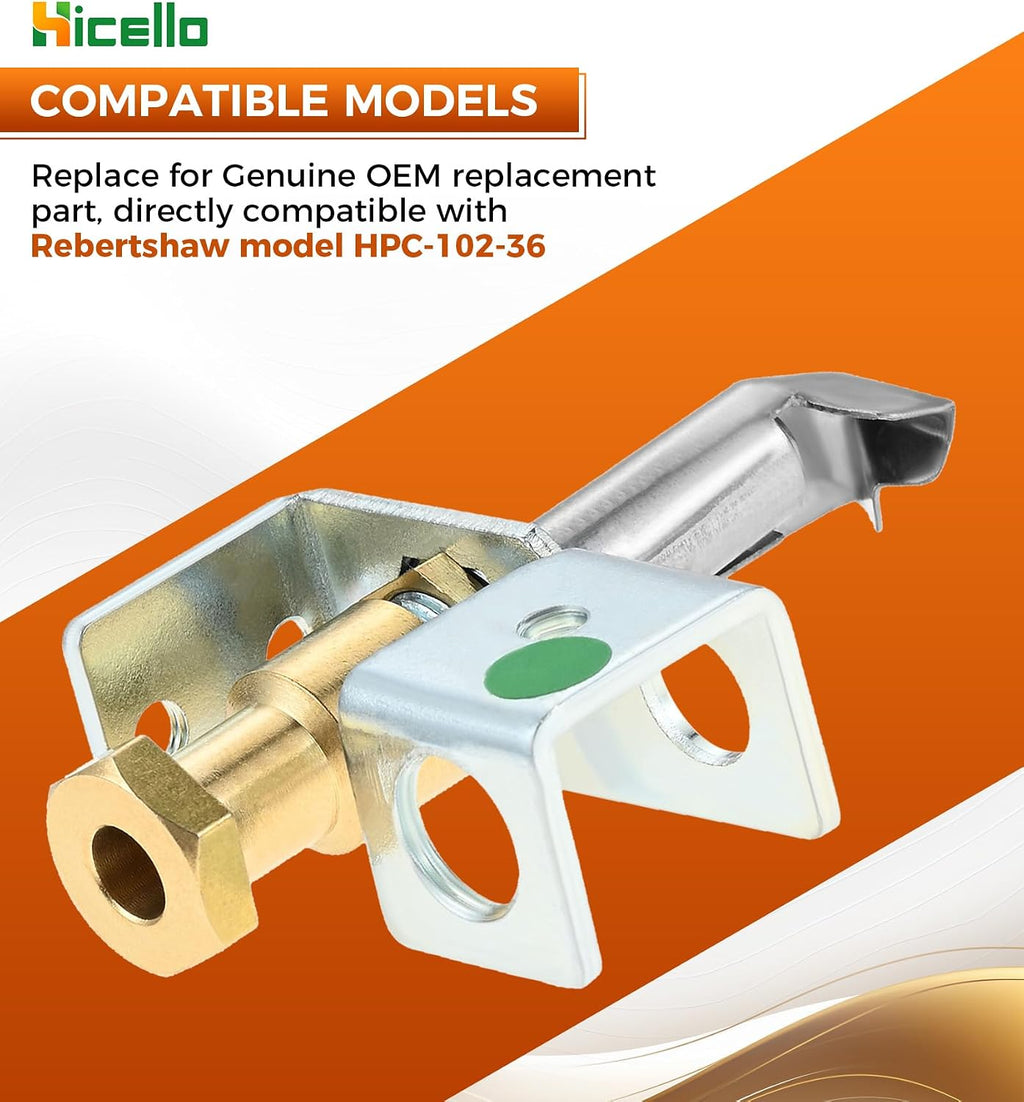 Pilot Assembly Gas Pilot Burner Vertical Downward Inlet Thermocouple Holder