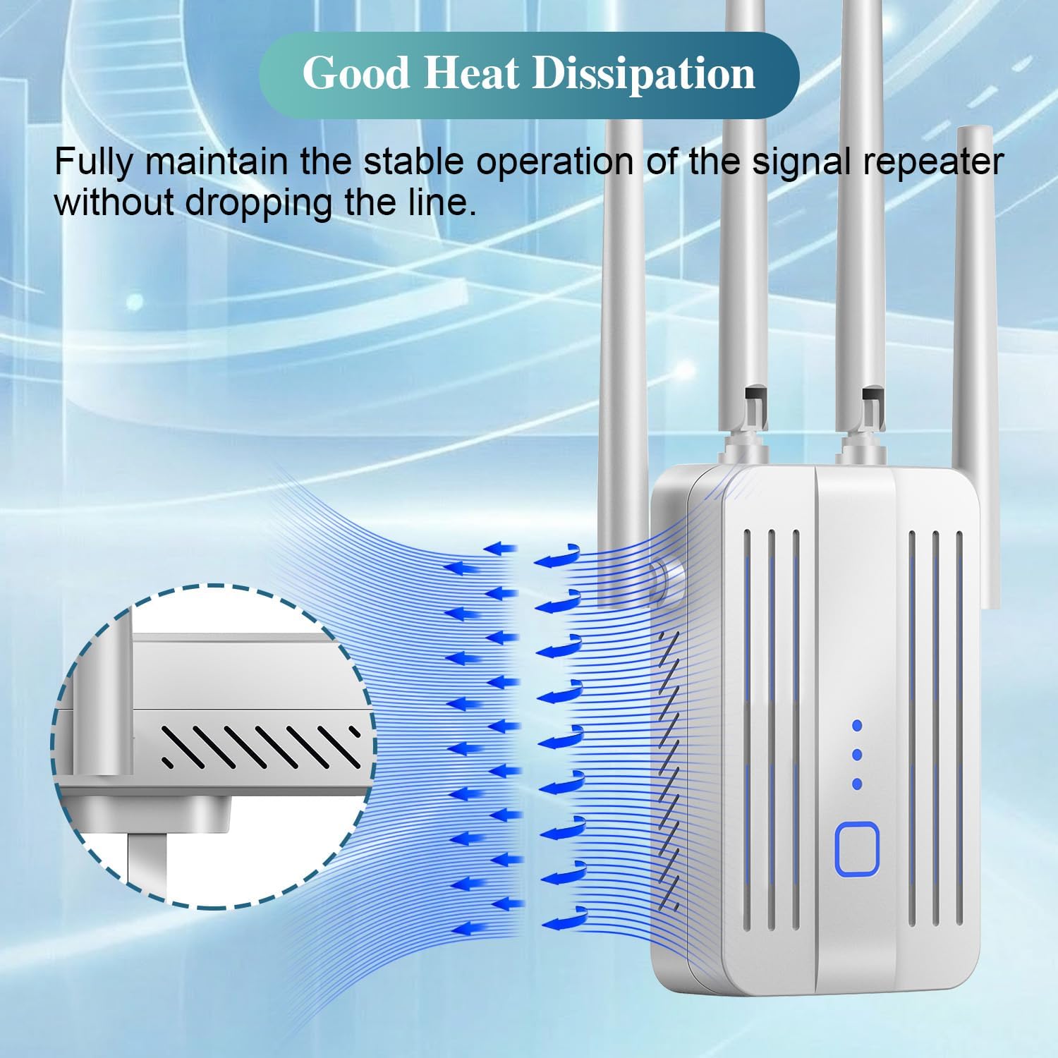 WiFi Extender Signal Booster for Home: 2026 Internet Repeater Long Range Up to 9995 Sq. Ft. Whole Home WiFi Coverage