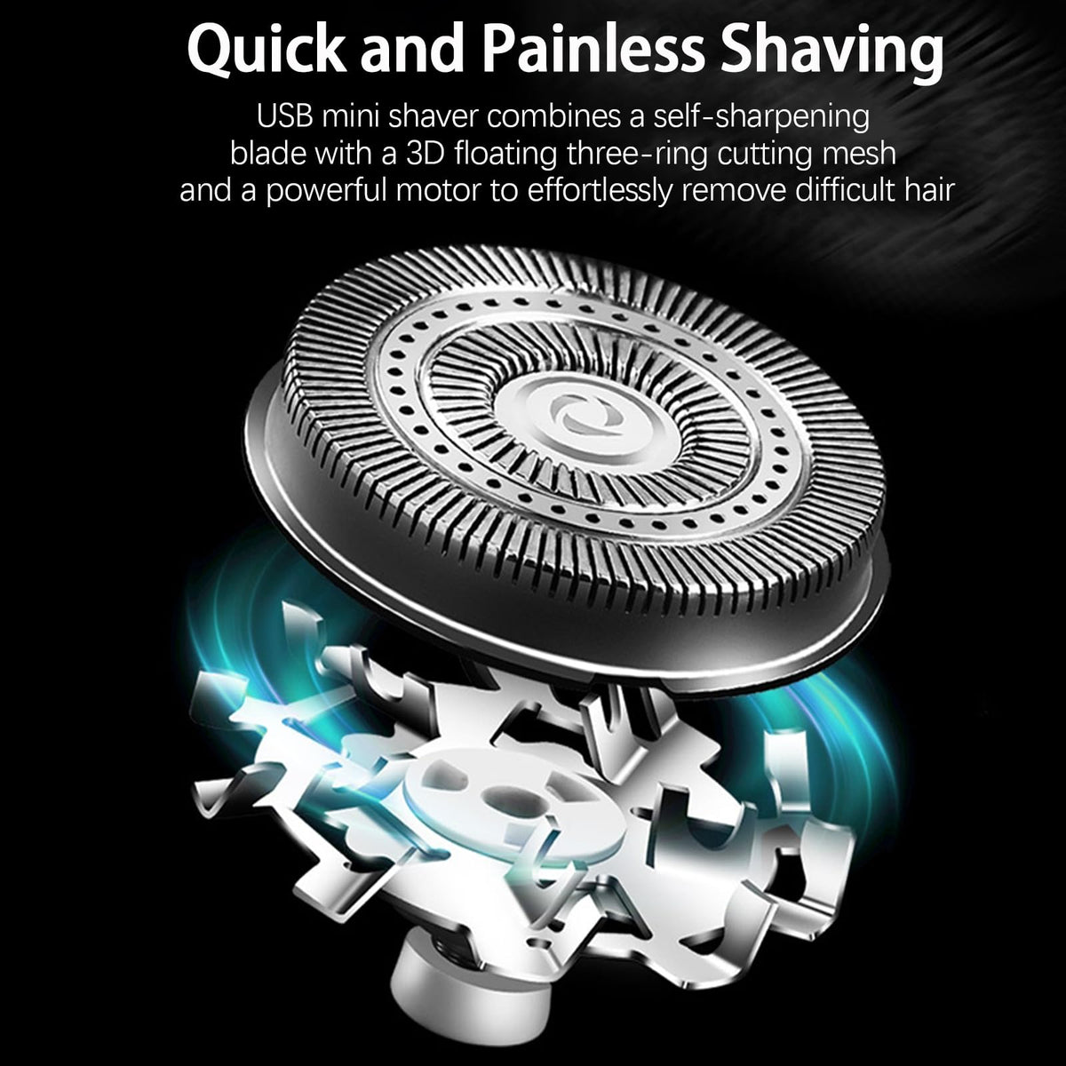 Mini Portable Electric Shaver, 2025 New Upgrade Electric Shavers for Men